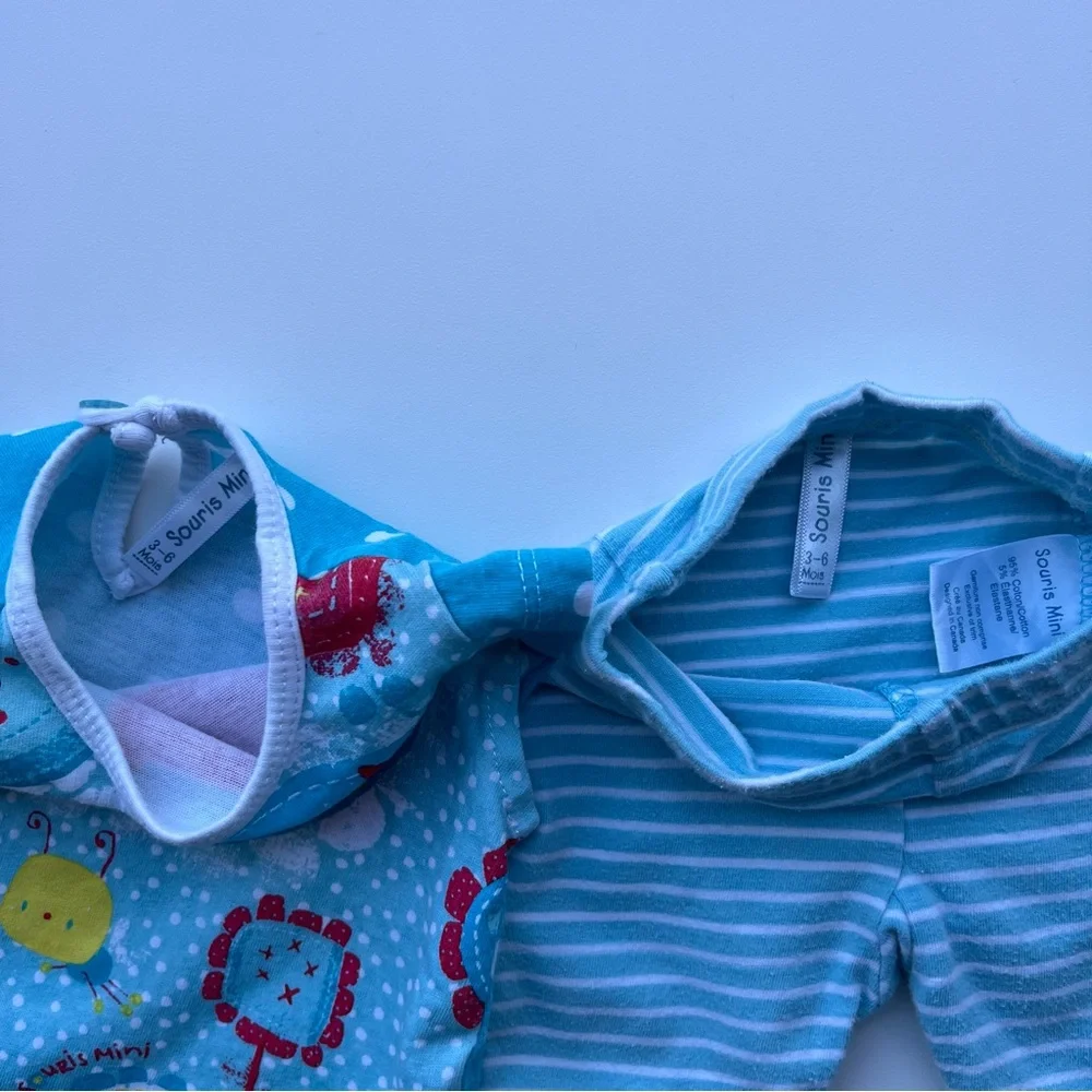 2/$10 SOURIS MINI Baby girl summer outfit 3-6m - Picture 2 of 3